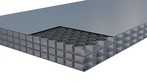 Aluminium Wabenplatte